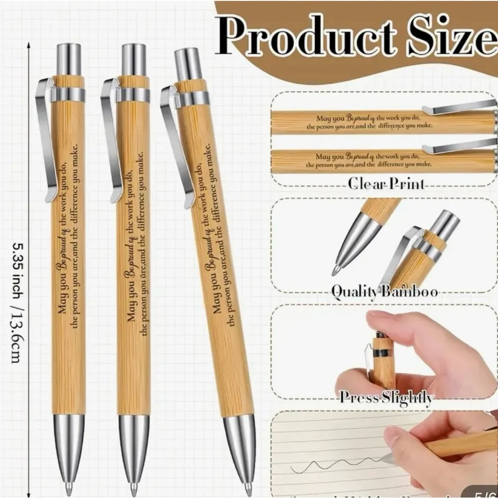 Inspirational Note Book and Pens. There are 6 Notebooks with 6 Matching Pens.New
